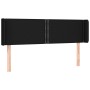 Kopfteil aus schwarzem Stoff, 147 x 16 x 78/88 cm von , Kopf- und Fußteile - Ref: Foro24-3118628, Preis: 53,97 €, Rabatt: %
