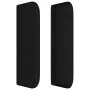 Black fabric headboard 147x16x78/88 cm by , Headboards and footboards - Ref: Foro24-3118628, Price: 53,31 €, Discount: %
