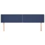 Kopfteil aus blauem Stoff, 163 x 16 x 78/88 cm von , Kopf- und Fußteile - Ref: Foro24-3118640, Preis: 54,46 €, Rabatt: %
