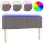 Kopfteil mit LED, schwarzem Kunstleder, 144 x 5 x 78/88 cm von , Kopf- und Fußteile - Ref: Foro24-3121566, Preis: 50,69 €, Ra...