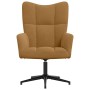 Sillón de relax de terciopelo marrón en Sillones | Comprar online en Foro24