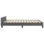 Estructura de cama con cabecero cuero sintético gris 140x200cm de , Camas y somieres - Ref: Foro24-3125516, Precio: 202,80 €,...