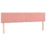 Box spring bed with pink velvet mattress 200x200 cm by , Beds and slatted bases - Ref: Foro24-3127456, Price: 517,80 €, Disco...