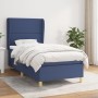 Box spring bed with blue fabric mattress 80x200 cm by , Beds and slatted bases - Ref: Foro24-3128403, Price: 321,28 €, Discou...