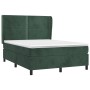 Boxspringbett mit dunkelgrüner Samtmatratze 140x200 cm von , Betten und Lattenroste - Ref: Foro24-3129156, Preis: 491,79 €, R...