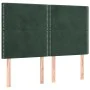 Box spring bed with dark green velvet mattress 140x200 cm by , Beds and slatted bases - Ref: Foro24-3129156, Price: 504,13 €,...