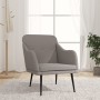 Sillón de tela gris taupe 63x76x80 cm en Sillones | Comprar online en Foro24