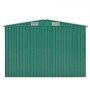 Grüner Gartenschuppen aus Metall, 257 x 489 x 181 cm von vidaXL, Schuppen - Ref: Foro24-143348, Preis: 587,14 €, Rabatt: %