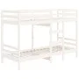 Etagenbett aus massivem weißem Kiefernholz, 75 x 190 cm von , Betten und Lattenroste - Ref: Foro24-3139845, Preis: 279,76 €, ...