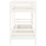 Etagenbett aus massivem weißem Kiefernholz, 75 x 190 cm von , Betten und Lattenroste - Ref: Foro24-3139845, Preis: 279,76 €, ...