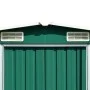 Green metal garden shed 257x489x181 cm by vidaXL, Sheds - Ref: Foro24-143348, Price: 576,19 €, Discount: %