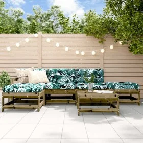 Garden furniture set 6 pieces impregnated pine wood by , Garden sets - Ref: Foro24-3186325, Price: 298,36 €, Discount: %