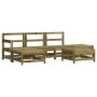 Garden furniture set 6 pieces impregnated pine wood by , Garden sets - Ref: Foro24-3186325, Price: 298,36 €, Discount: %