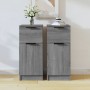 Aparadores 2 uds madera contrachapada gris Sonoma 30x30x70 cm de , Aparadores - Ref: Foro24-817003, Precio: 103,89 €, Descuen...