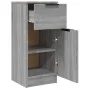 Sideboards 2 pcs Sonoma gray plywood 30x30x70 cm by , Sideboards - Ref: Foro24-817003, Price: 101,93 €, Discount: %