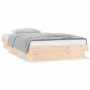 Bettgestell mit LED Massivholz 90x200 cm von , Betten und Lattenroste - Ref: Foro24-819957, Preis: 113,40 €, Rabatt: %
