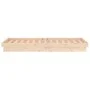 Bed frame with LED solid wood 90x200 cm by , Beds and slatted bases - Ref: Foro24-819957, Price: 111,99 €, Discount: %