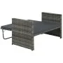 2-teiliges Gartenmöbel-Set und graue synthetische Rattankissen von vidaXL, Outdoor-Sofas - Ref: Foro24-44483, Preis: 350,57 €...