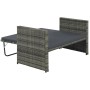 2-teiliges Gartenmöbel-Set und graue synthetische Rattankissen von vidaXL, Outdoor-Sofas - Ref: Foro24-44483, Preis: 353,89 €...