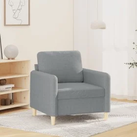 Sillón de tela gris claro 60 cm by , Sofas - Ref: Foro24-359462, Price: 124,28 €, Discount: %