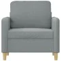 Sillón de tela gris claro 60 cm de , Sofás - Ref: Foro24-359462, Precio: 124,28 €, Descuento: %