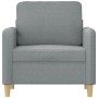 Sillón de tela gris claro 60 cm by , Sofas - Ref: Foro24-359462, Price: 146,39 €, Discount: %