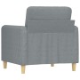 Sillón de tela gris claro 60 cm by , Sofas - Ref: Foro24-359462, Price: 146,39 €, Discount: %
