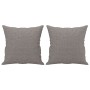 Sofagarnitur mit 3-teiligen Kissen, Stoff in Grau-Taupe. von , Sofas - Ref: Foro24-3202077, Preis: 641,48 €, Rabatt: %