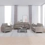 Juego de sofás con cojines 3 piezas tela gris taupe by , Sofas - Ref: Foro24-3202061, Price: 597,52 €, Discount: %