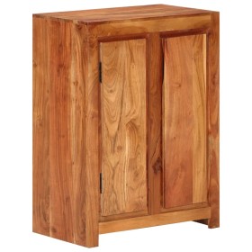 Aparador de madera maciza de acacia 55x35x75 cm en Aparadores | Comprar online en Foro24