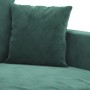 Zweiplätziges Samtsofa in dunkelgrün, 140 cm. von , Sofas - Ref: Foro24-359305, Preis: 193,21 €, Rabatt: %
