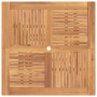 Mesa de jardín plegable madera maciza de teca 110x110x75 cm en Mesas de jardín | Comprar online en Foro24