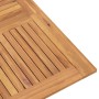 Mesa de jardín plegable madera maciza de teca 110x110x75 cm en Mesas de jardín | Comprar online en Foro24
