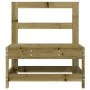 Sofá central de jardín madera maciza impregnada by , Modular outdoor sofas - Ref: Foro24-825484, Price: 56,99 €, Discount: %