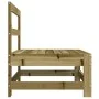 Sofá central de jardín madera maciza impregnada by , Modular outdoor sofas - Ref: Foro24-825484, Price: 56,99 €, Discount: %