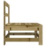 Sofá central de jardín madera maciza impregnada by , Modular outdoor sofas - Ref: Foro24-825484, Price: 59,36 €, Discount: %