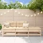 Juego de muebles de jardín 3 piezas madera maciza de pino by , Modular outdoor sofas - Ref: Foro24-825520, Price: 149,39 €, D...