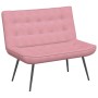 Banco de terciopelo rosa 110x74x84 cm en Bancos | Comprar online en Foro24