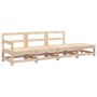 Gartenmöbel-Set 4-teilig aus massivem Kiefernholz von , Modulare Sofas für den Außenbereich - Ref: Foro24-825534, Preis: 191,...