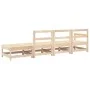 Gartenmöbel-Set 4-teilig aus massivem Kiefernholz von , Modulare Sofas für den Außenbereich - Ref: Foro24-825534, Preis: 188,...