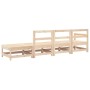 Gartenmöbel-Set 4-teilig aus massivem Kiefernholz von , Modulare Sofas für den Außenbereich - Ref: Foro24-825534, Preis: 191,...