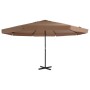 Gartenschirm mit taupegrauem Aluminiummast 500 cm von vidaXL, Sonnenschirme - Ref: Foro24-44475, Preis: 244,63 €, Rabatt: %