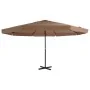 Gartenschirm mit taupegrauem Aluminiummast 500 cm von vidaXL, Sonnenschirme - Ref: Foro24-44475, Preis: 249,94 €, Rabatt: %