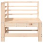 Sofás de esquina de jardín 2 uds madera maciza de pino by , Modular outdoor sofas - Ref: Foro24-825632, Price: 128,32 €, Disc...