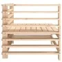 Sofás de esquina de jardín 2 uds madera maciza de pino by , Modular outdoor sofas - Ref: Foro24-825632, Price: 126,66 €, Disc...