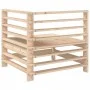 Sofás de esquina de jardín 2 uds madera maciza de pino by , Modular outdoor sofas - Ref: Foro24-825632, Price: 126,66 €, Disc...