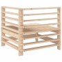 Sofás de esquina de jardín 2 uds madera maciza de pino by , Modular outdoor sofas - Ref: Foro24-825632, Price: 128,32 €, Disc...
