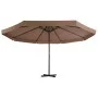 Gartenschirm mit taupegrauem Aluminiummast 500 cm von vidaXL, Sonnenschirme - Ref: Foro24-44475, Preis: 249,94 €, Rabatt: %