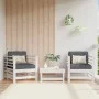 Gartenmöbel 2 Stück Massivholz Kiefer Weiß von , Modulare Sofas für den Außenbereich - Ref: Foro24-825626, Preis: 128,45 €, R...