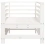Gartenmöbel 2 Stück Massivholz Kiefer Weiß von , Modulare Sofas für den Außenbereich - Ref: Foro24-825626, Preis: 128,45 €, R...